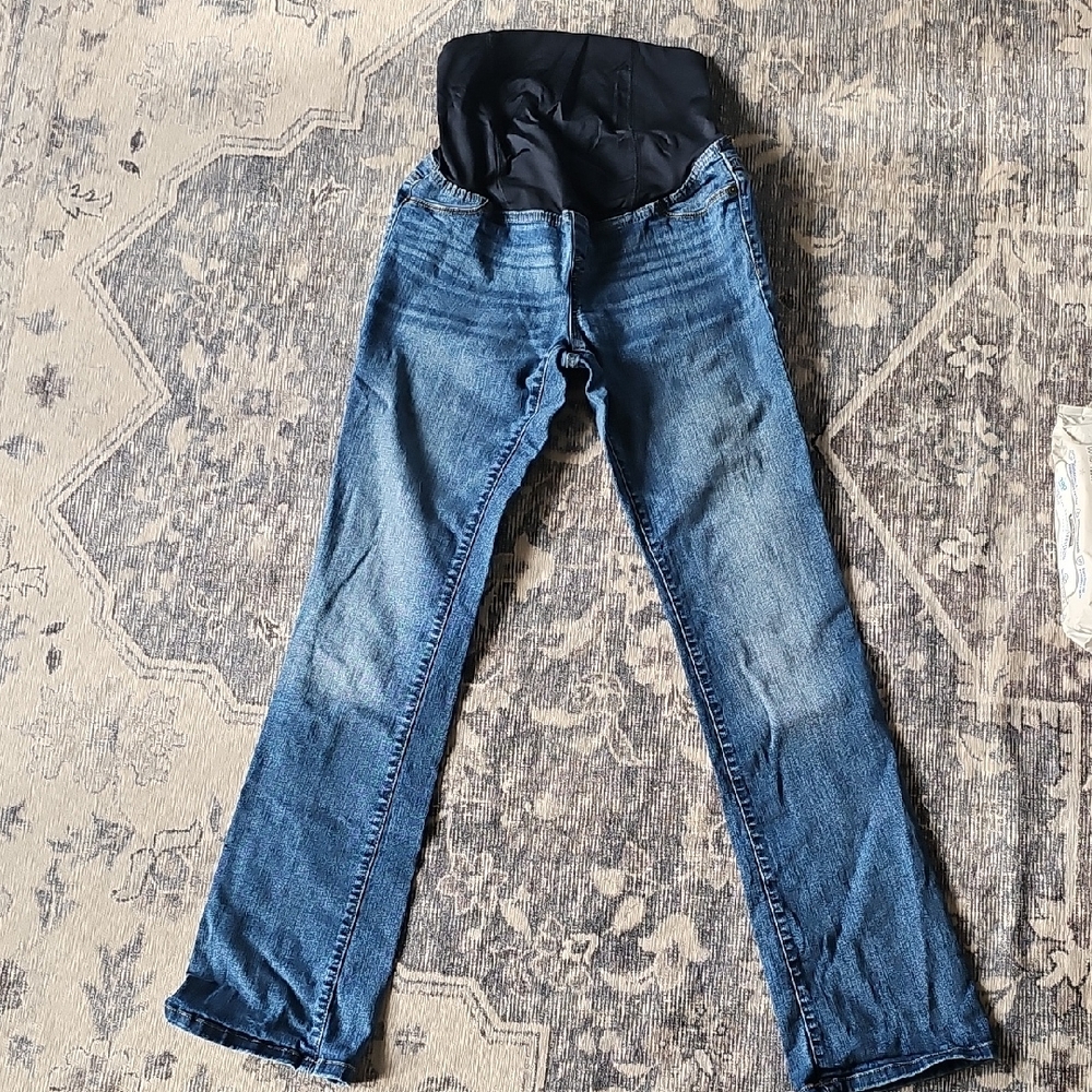 Isabel Maternity by Ingrid & Isabel Dark Blue Boot Cut Jeans